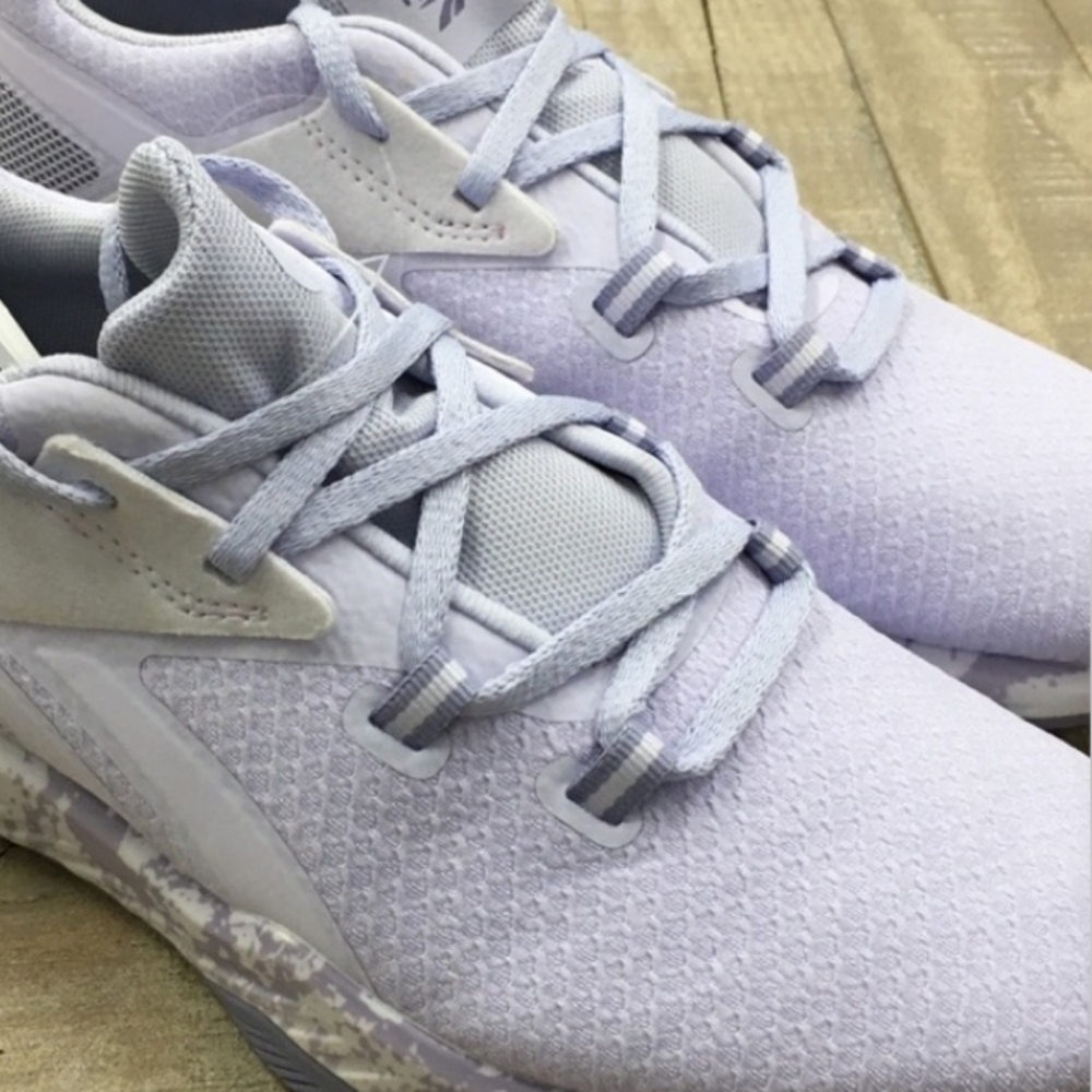 Reebok  Womens FlashFXP Trainette Sneakers in lavender/white sz 7